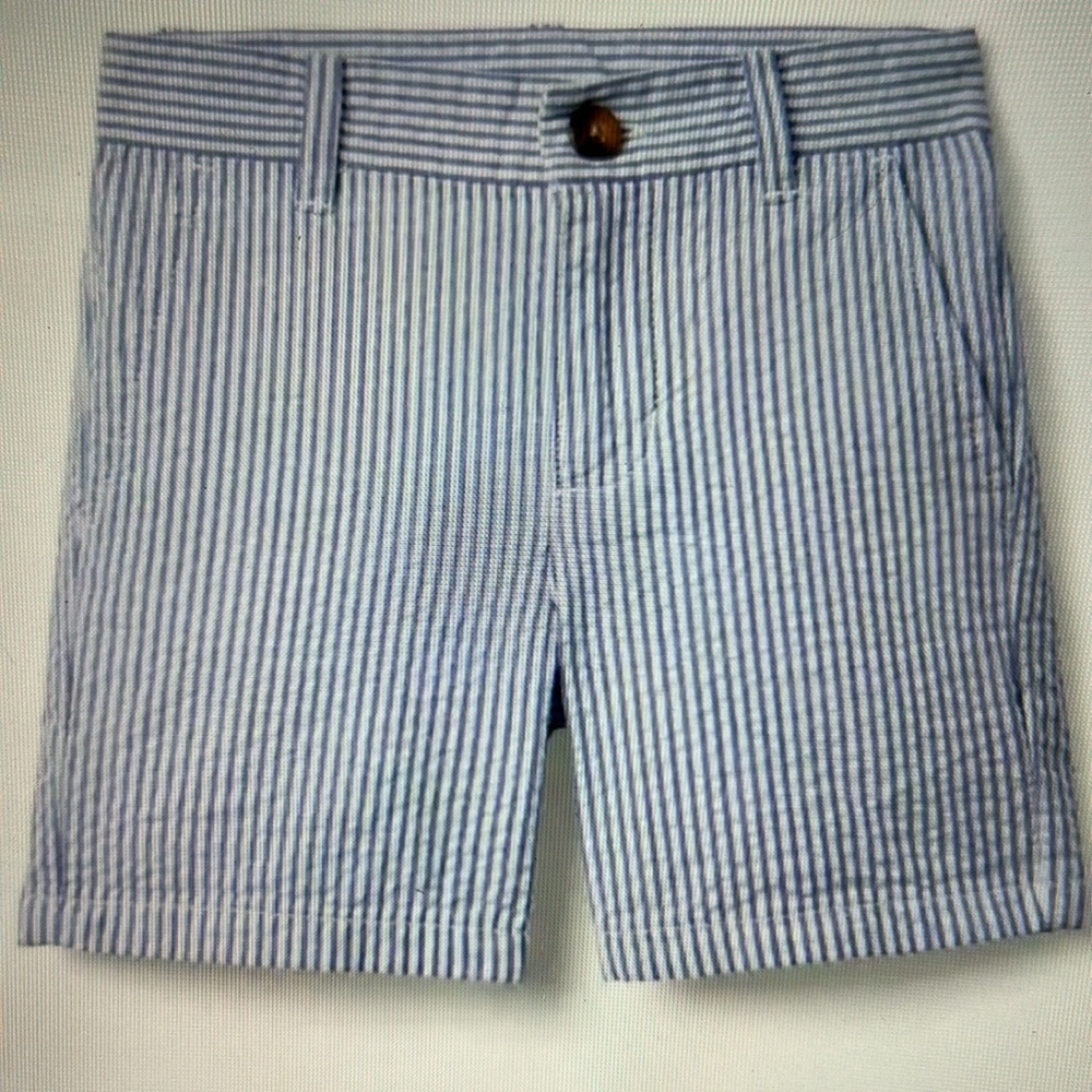 NWT Janie & Jack Striped Seersucker Shorts, 8